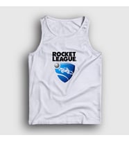 Presmono Unisex Beyaz Logo Oyun Rocket League Atlet 491570tt (Beyaz)