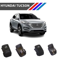 Hyundai Tucson Cam Düğme Kapağı 2 Adetli Set