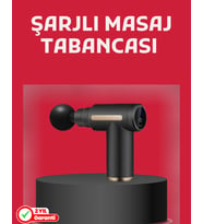 Derin Doku Masaj Tabancası 4 Başlık 6 Kademeli Sessiz Güç Şarjlı Kas Gevşetici