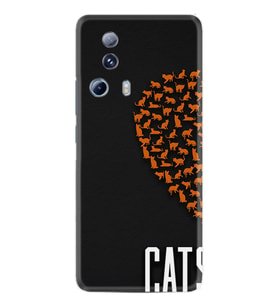 Xiaomi Mi 13 Lite Kılıf Silikon Desen Özel Seri Cats 1792