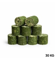 Sazan Yemi - Delikli Küspe - Mısır - Silindir - Yeşil - 30 Kg Paket