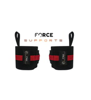 Force Supports Fitness Crossfit Body Ağırlık Destek Bilekliği Siyah-kırmızı (2 Adet)