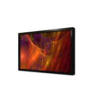 Soyut Grafik Çalışmaları Çerçeveli Mdf Tablo