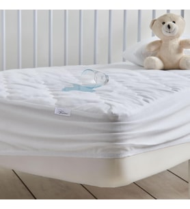 Home%100 Pamuklu Kapitone Sıvı Geçirmez Yatak Koruyucu Alez 60x120 cm Fitted Full Kenar