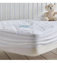 Home%100 Pamuklu Kapitone Sıvı Geçirmez Yatak Koruyucu Alez 60x120 cm Fitted Full Kenar