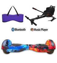 Citymate Elektrikli Kaykay Hoverboard Akıllı Denge 6.5 Inch + HoverKart + Çanta EXTREM PAKET D10