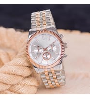 Saattino Yeni Sezon Şık Rose Silver Kasa Çelik Erkek Kol Saati ST-303993