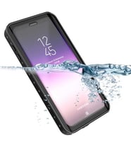 Samsung Galaxy Note 8 Kılıf Toz Kir Su Geçirmez Kapak (Siyah)