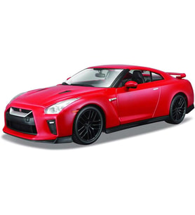 Bburago 2017 Nissan GT-R Kırmızı 1:24 Model Araba