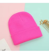 Unisex Balıkçı Bere 30 Farklı Renk Seçeneği ATEŞİ PEMBE-Tek Ebat