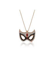 Gümüş Maske Kadın Kolye CSR2181127