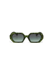 Okkia Andrea Altıgen Unisex Güneş GözlüğüKale Havana (Yeşil)