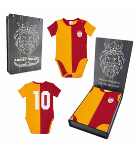 Galatasaray Orijinal Metin Oktay Body Zıbın Özel Ahşap Kutulu (Kırmızı)