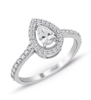 0.49 Ct Damla Pırlanta Yüzük