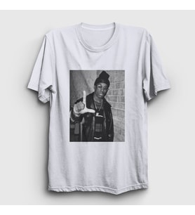 Presmono Unisex Beyaz Harlem Rapper Hiphop Big L T-Shirt 553863tt (Beyaz)