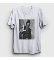 Presmono Unisex Beyaz Harlem Rapper Hiphop Big L T-Shirt 553863tt (Beyaz)