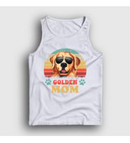 Presmono Unisex Beyaz Golden Retriever Mom Dog Hediye Köpek Atlet 537851tt