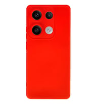 Redmi Note 13 Pro 4G Kılıf Nano içi Kadife Silikon - Kırmızı