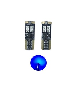 T10 Led Park Ampulü 12smd W5w Canbus Mavi