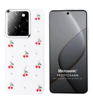 Microsonic TECNO Spark 20 Pro Kılıf PrettyCharm Cherry (Kırmızı)