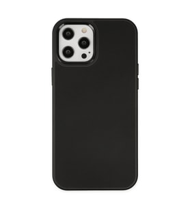 iPhone 12 Pro Max Kılıf Asya Deri Silikon - Siyah