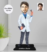 Kişiye Özel Doktor Erkek Ahşap Eco Biblo -1