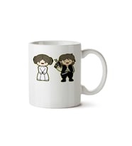 Star Wars Gelin Damat iki Tarafı Baskılı Kupa Bardak