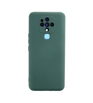 Tecno Camon 16 Kılıf Nano içi Kadife Silikon - Koyu Yeşil