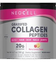 Grassfed Collagen Peptides Berry Lemon Flavor, 6.7 oz (190 g) Powder