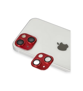 Durukar® iPhone 13 Pers Alüminyum Kamera Lens - Kırmızı