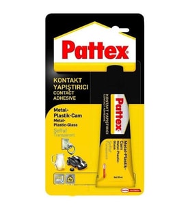 PATTEX KONTAKT YAPIŞTIRICI METAL-PLASTİK-CAM 50 GR TÜP 1176391-1419320