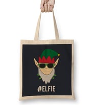 Hashtag Elfie Elf Christmas Bez Çanta Uzun Saplı