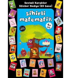 Stickerlı 4+ Yaş Sihirli Matematik