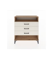 Arges Şifonyer Tek Raflı 3 Çekmeceli 88x30x96 Çam-Aytaşı
