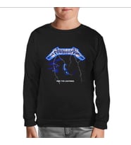Metallica - Ride the Lightning Siyah Çocuk Sweatshirt
