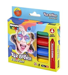 Nova Color Yüz Boyası 4Lü