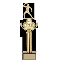 ODAK KUPA - Figürlü Kupalar - Masa Tenisi Kadın Figürlü Kupalar FG-048 A - 43 cm