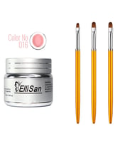 Fontenay Ellisan Protez Tırnak Jeli Builder Gel 56 Gram + Tırnak SüslemeDesen Fırçası Seti No:2192