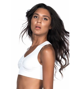 BEYAZ MI Emay 4011 Sporcu Toparlayıcı Büstiyer
