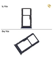 Note 7 Sim Tepsisi Tekli Lacivert Tek Hatlı Sim Yeri Sim Kızağı Sim Kart Yuvası Sim Kapağı