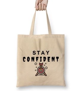 STAY CONFIDENT Bez Çanta Uzun Saplı