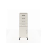 Kronos Dolap Tek Raflı 4 Çekmeceli Tek Kapaklı 44x59x134 Aytaşı-Aytaşı