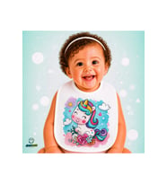 Pegasus Keten Bebek Mama Önlüğü – Yumuşak, Emici, Yıkanabilir, Özel Tasarım P153