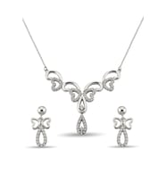Zirkon Taşlı Kelebek Set - S010502