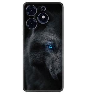 Tecno Spark 10 Pro Kılıf Resimli Desenli Silikon Platinium Series Dark Wolfs 1834