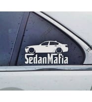 5-series F10 520d 535d Kelebek Cam Araba oto Sticker 19 cm 2 Adet