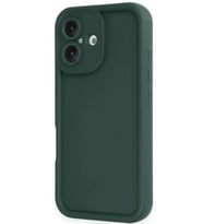 iPhone 16 Kılıf Viera Silikon - Koyu Yeşil