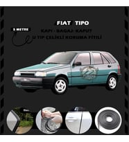 Fiat Tipo Oto Araç Kapı Koruma Fitili 5metre Parlak Siyah Renk