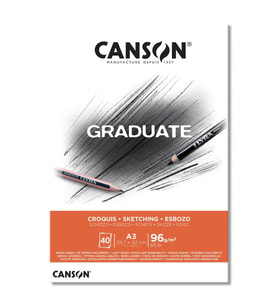 Canson Graduate Sketching Eskiz Defteri 96 gr. A3 40 yp. 