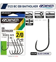 Owner 5123 Ebi Baitholder Black Chrome İğne No: 1/0